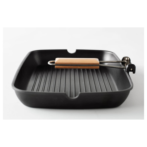 GRILLA Grill pan, black, 36x26 cm