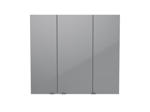 GoodHome Bathroom Wall Cabinet Imandra 100 x 90 x 15 cm, grey