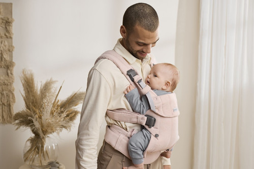 BABYBJORN Baby Carrier Harmony, Woven, Light pink mélange