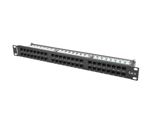 Lanberg Patch Panel 48-Port 1U Cat.6, black