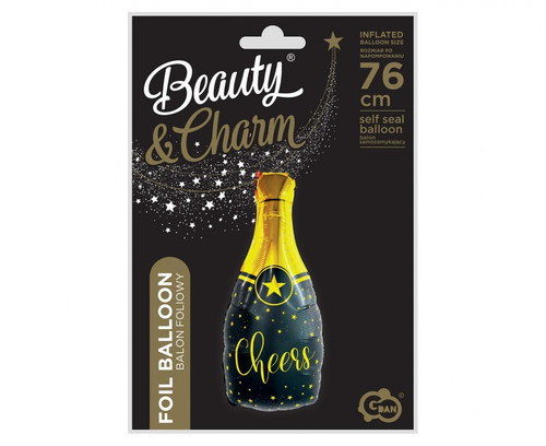 Foil Balloon Champagne 76cm