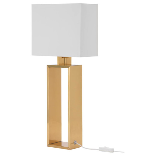 STILTJE Table lamp, off-white/brass