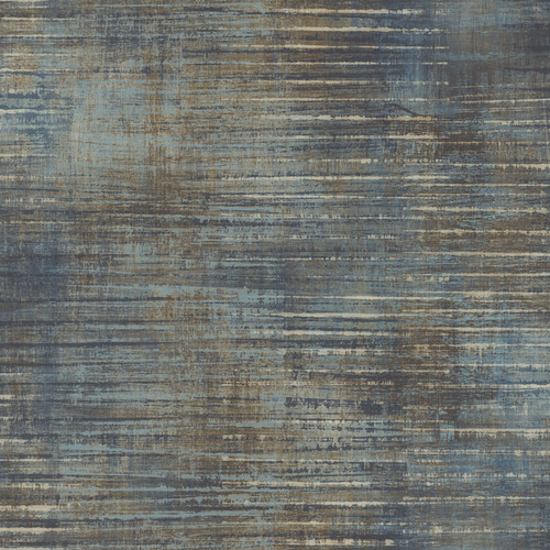 GoodHome Vinyl Wallpaper on Fleece Fluoe, blue