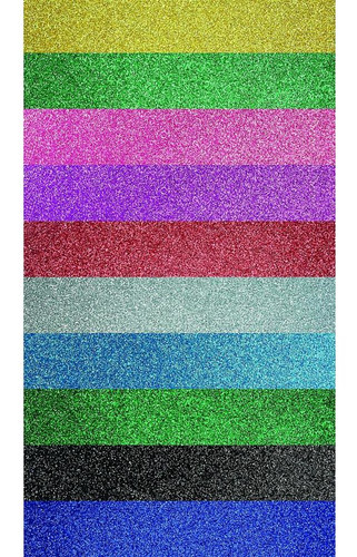 Self-Adhesive Craft Foam Glitter 10 Sheets