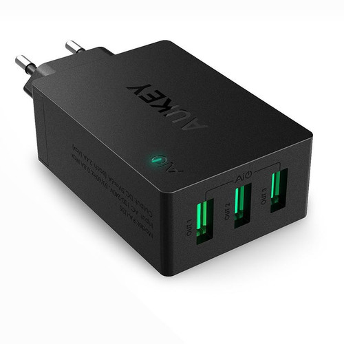 Aukey Ultrafast Charger 3xUSB iPower 6A 30W EU Plug PA-U35