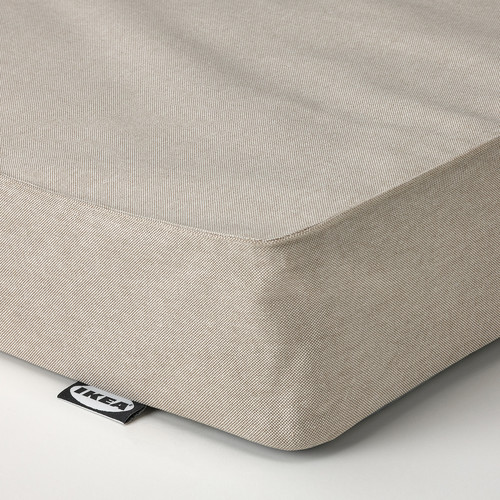 VANNAREID Mattress, pocket springs, firm/beige, 80x200 cm