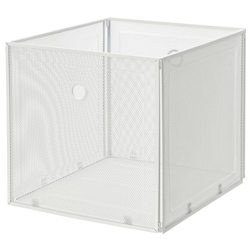 DRÖNJÖNS Storage box, white, 33x37x33 cm