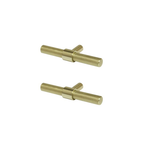 Furniture Handle Dukkah T 95 mm, brass