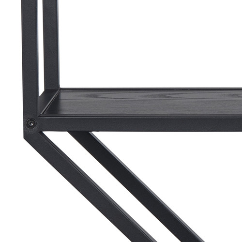 Wall Shelf Seaford Octagon, black