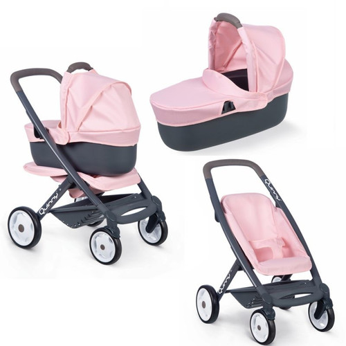 Smoby Maxi-Cosi & Quinny Baby Doll Puschair + Pram 3in1 3+