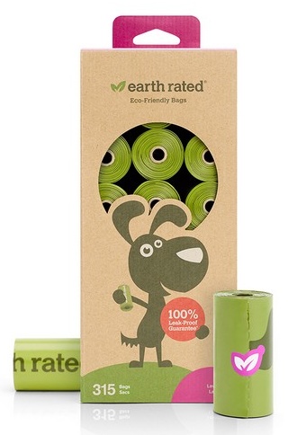 Earth Rated Eco Lavender Scented Poop Bags 21 x 15 bags