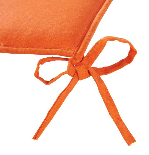 Outdoor Chair Pad Seat Cushion 38 x 38 cm, orange