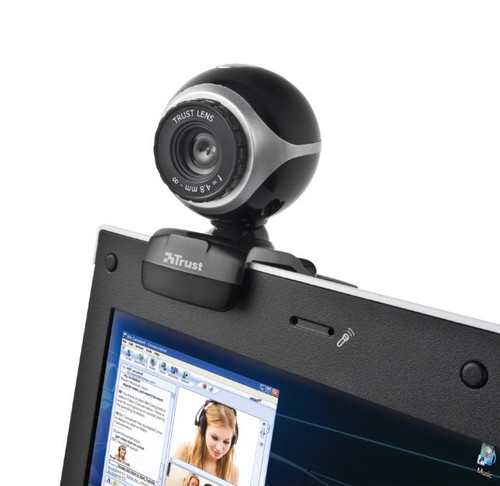 Trust Webcam Exis, black/silver