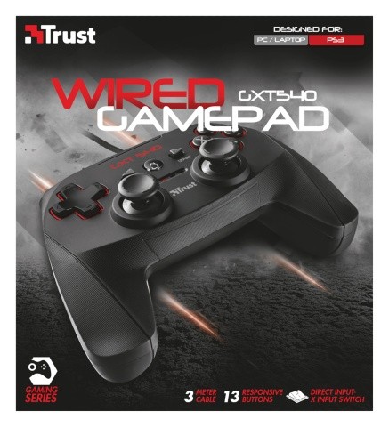 Trust Wired Gaming Controller GXT 540 for PC/PS3