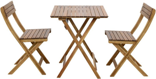 GoodHome Garden Table Virginia 60 x 60 cm