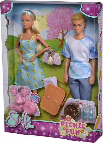 Steffi Love Steffi Doll & Kevin Doll Picnic Fun 3+