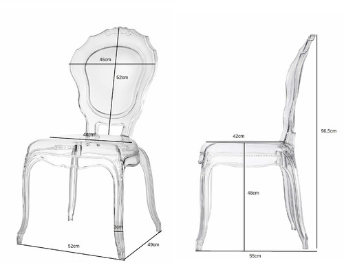 Chair Queen, transparent