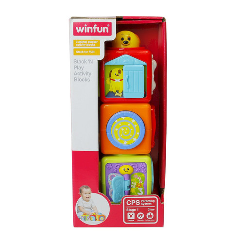 Winfun Stack 'N Play Activity Blocks 3m+