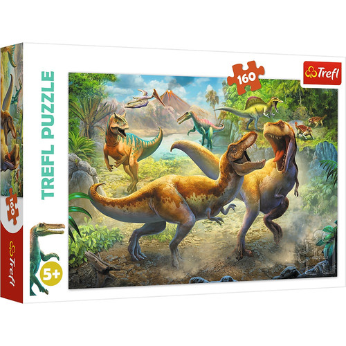 Trefl Children's Puzzle Fighting Tyrannosaurs 160pcs 3+