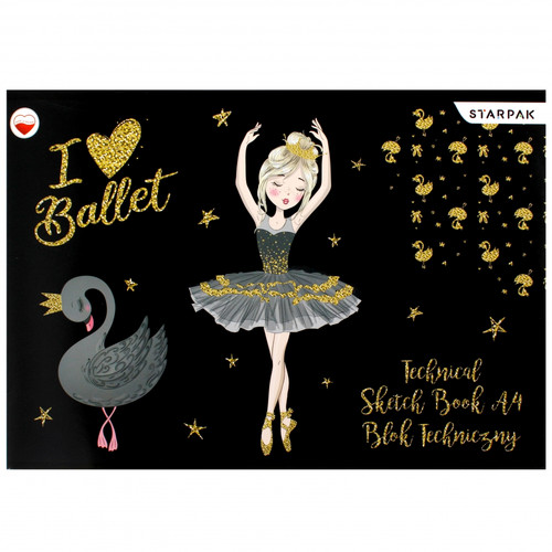 Technical Sketch Book A4 20pcs Ballerina