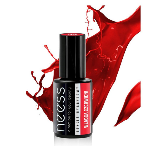 Neess Hybrid Nail Polish no. 7426 RED is Red 4ml