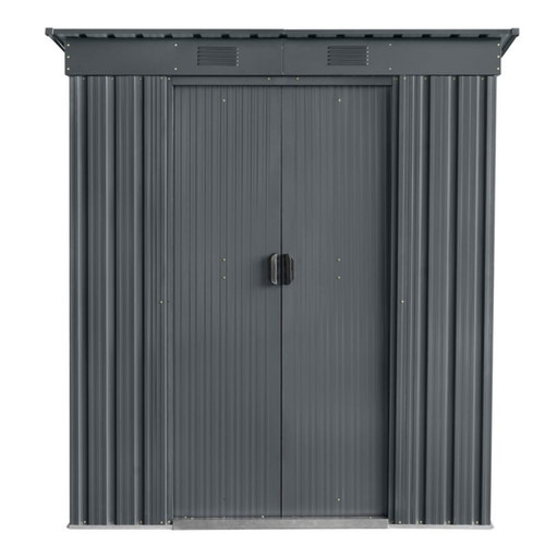 GoodHome Metal Garden Shed  1.9sqm