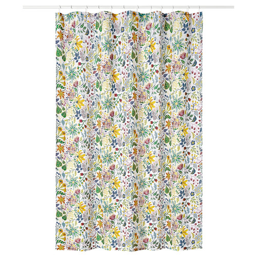 STRANDLUMMER Shower curtain, multicolour, 180x200 cm