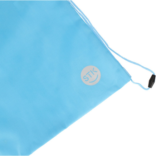 Drawstring Bag School Shoes/Clothes Bag, light blue