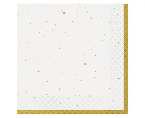 Paper Napkins 33x33cm 20-pack, gold