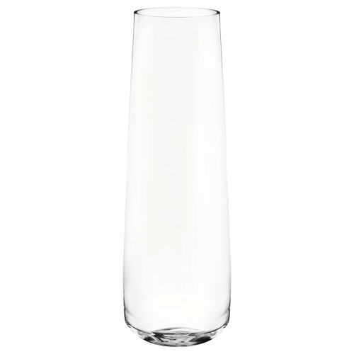 BERÄKNA Vase, clear glass, 65 cm