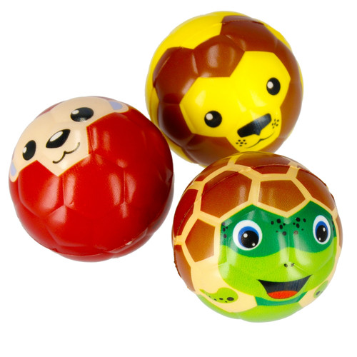 Stress Ball Animal 6cm, 1pc, random patterns, 3+