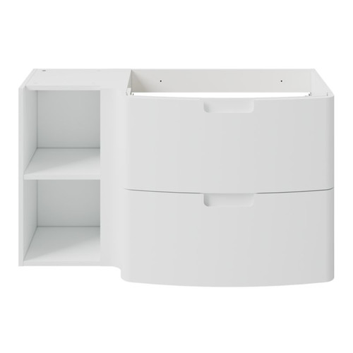 GoodHome Wash-basin Cabinet Himalia 105 cm, right, white