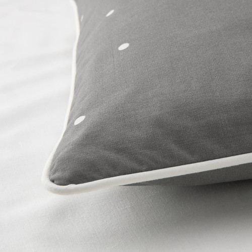 LENAST Duvet cover 1 pillowcase for cot, dot pattern, 110x125/35x55 cm