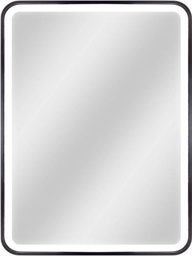 Dubiel Vitrum Mirror Verso with LED Lighting 60x80 cm, black