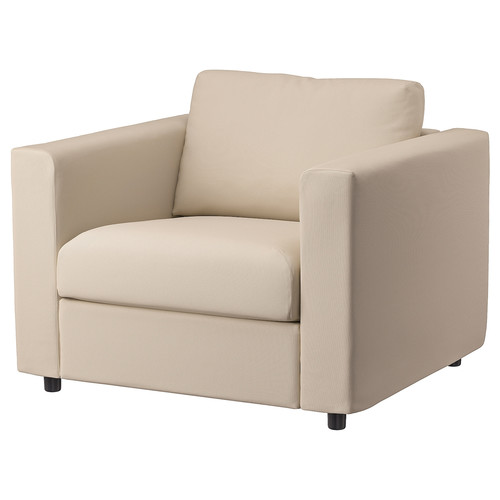 VIMLE Armchair, Hallarp beige