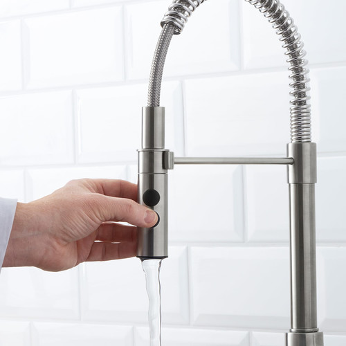 VIMMERN Kitchen mixer tap/handspray, stainless steel colour