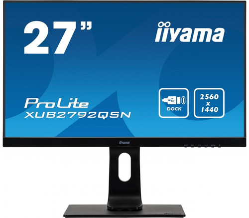 Iiyama ProLite 27" Monitor IPS, QHD, USB-C, DaisyChai XUB2792QSN-B1