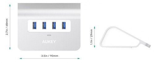 Aukey Hub 4in1 USB 4xUSB 3.0 5Gbps CB-H5