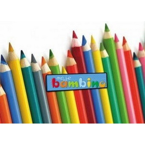 Bambino Triangular School Pencils 24 Colours