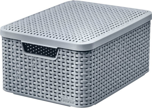 Curver Storage Basket Style M, light grey