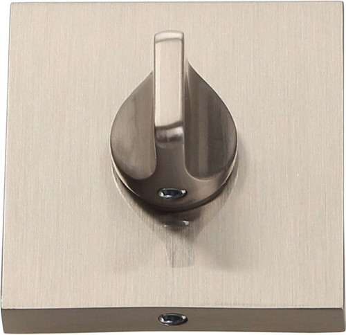 Gamet Door Escutcheon, square, brushed nickel