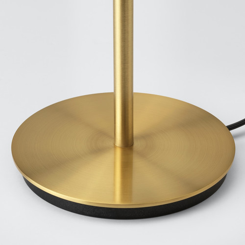 NYMÖ / SKAFTET Table lamp, black brass/brass