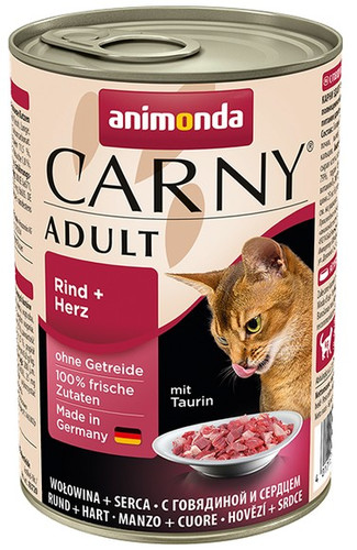 Animonda Carny Adult Cat Food Beef & Heart 400g