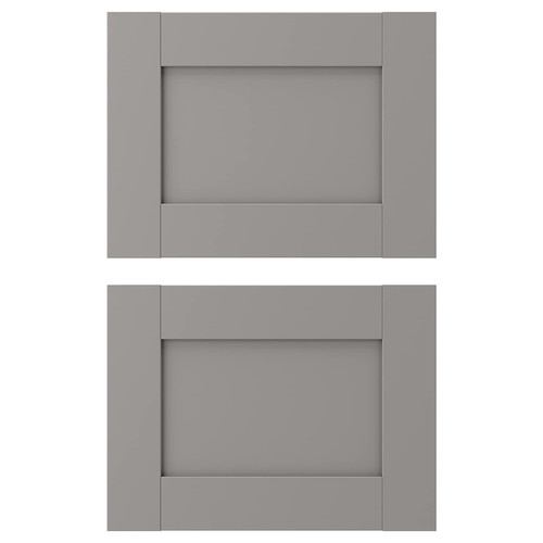 ENHET Drawer front, grey frame, 40x30 cm