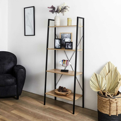 Shelving Unit Cilyan L, black