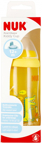 NUK First Choice Kiddy Cup 300ml 12m+, yellow