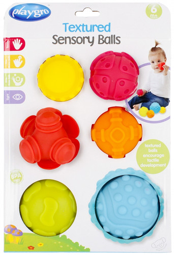 Playgro Textured Sensory Balls 6m+