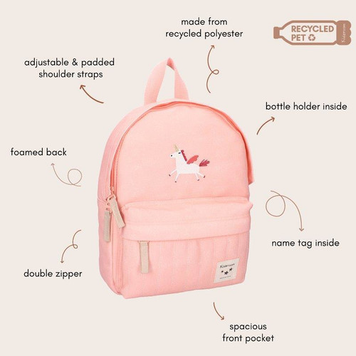 Kidzroom Children's Backpack Unicorn Stella, pink