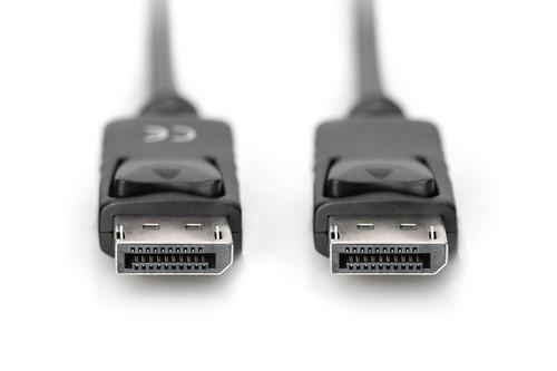 Assmann Connection Cable DisplayPort 1080p 60Hz FHD Type DP / DP M / M black 2m