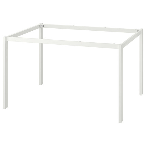 MELLTORP Underframe, white, 125x75 cm